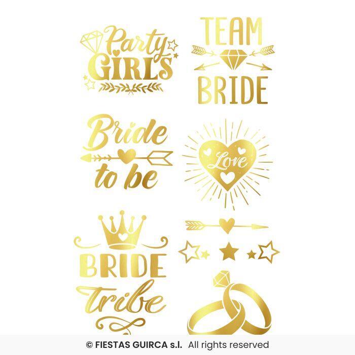 Bride to be/Team bride tatoveringer