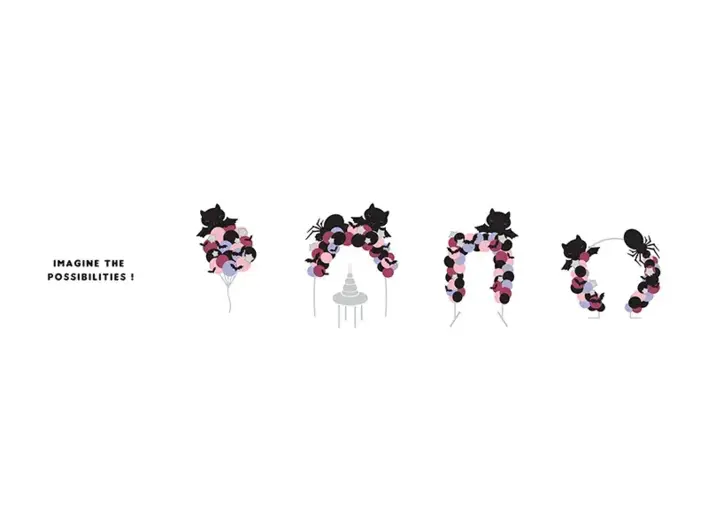 Halloween Balloon dekoration XL