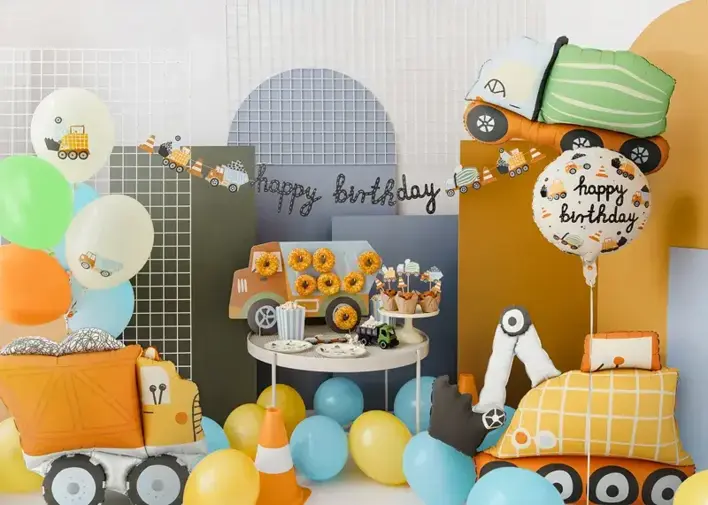 Lastbil folieballon 87x69cm