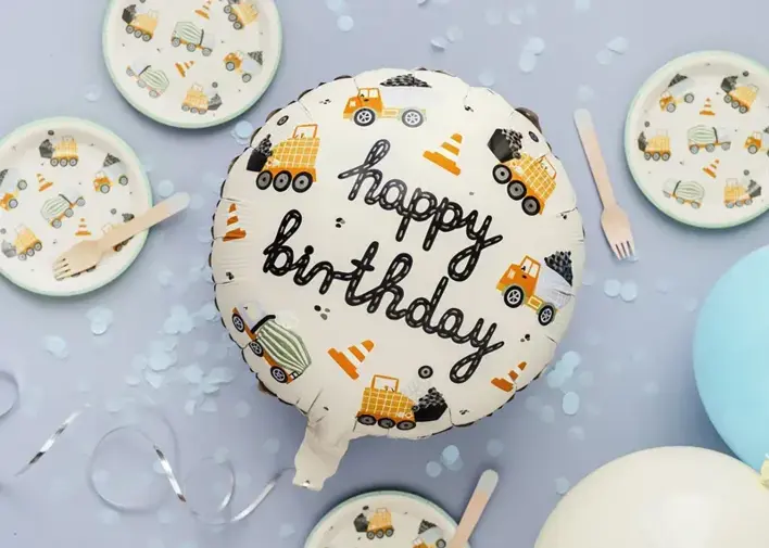 Byggekøretøjer Folieballon
