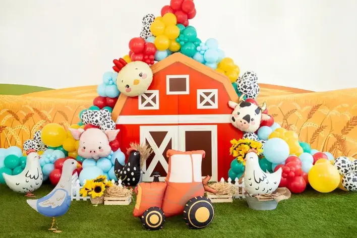 Stående traktor folieballon