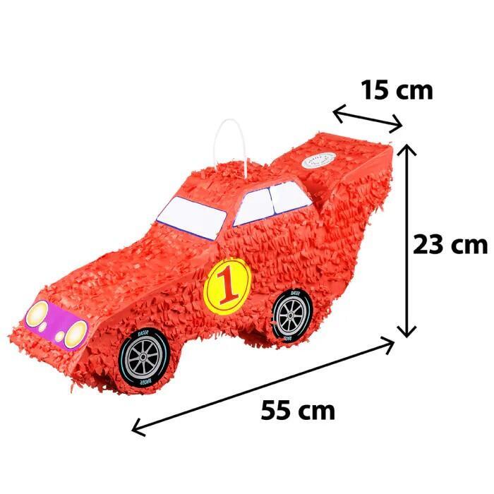 Pinata racerbil i rød