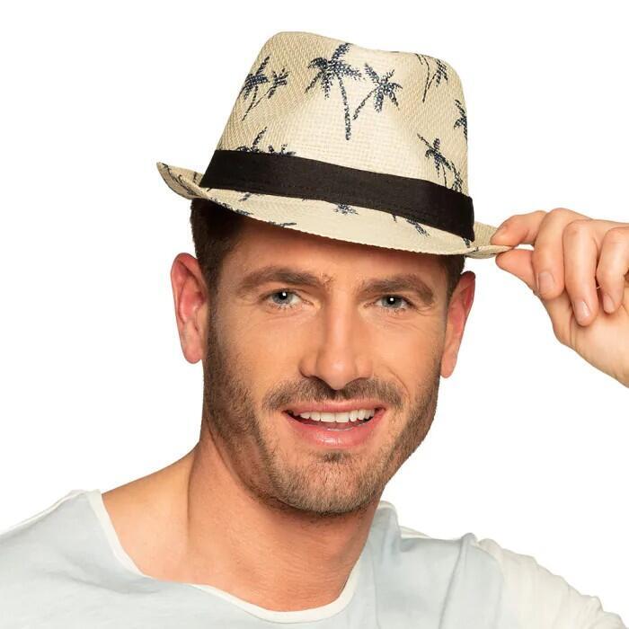 Hawaii hat -fedora med palmer