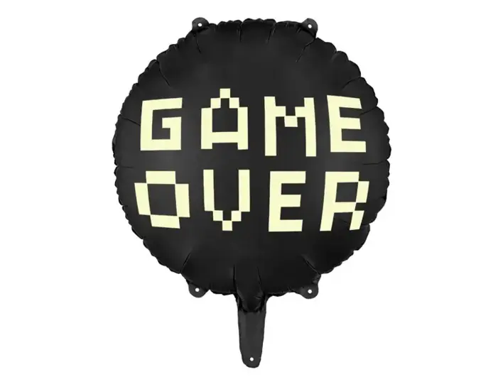 Gamer Folieballon Game over