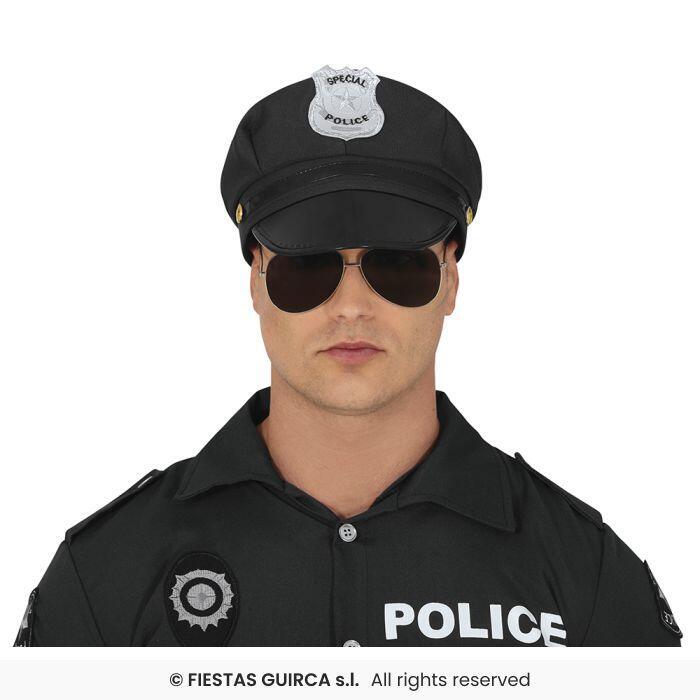 Police hat - Sort