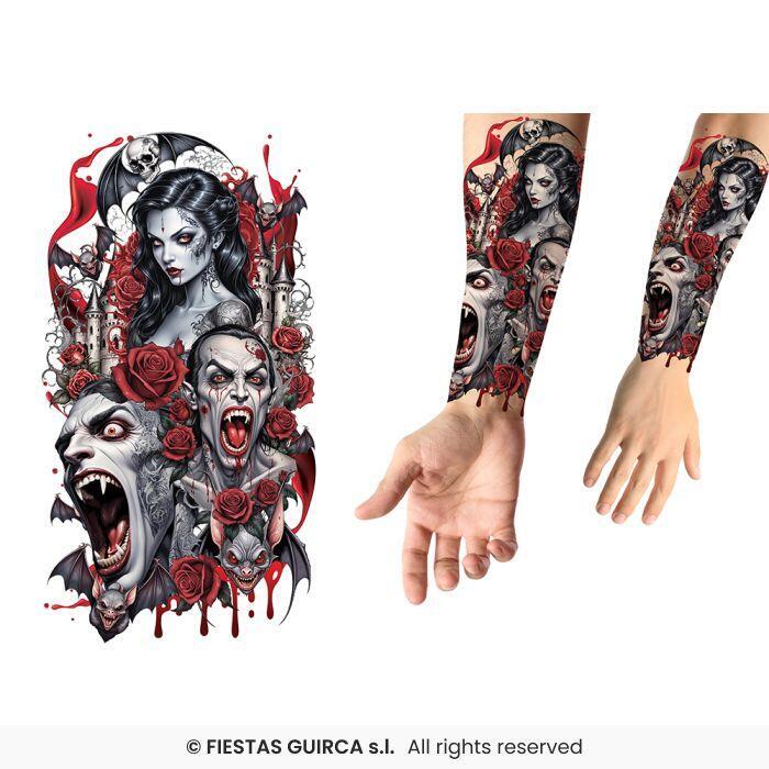 Falsk tatovering - vampyr