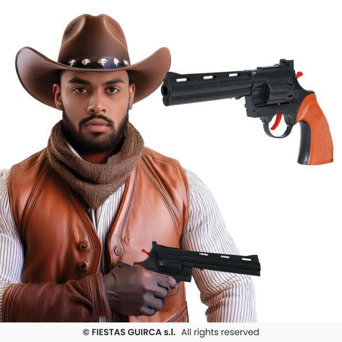 Cowboy pistol i sort