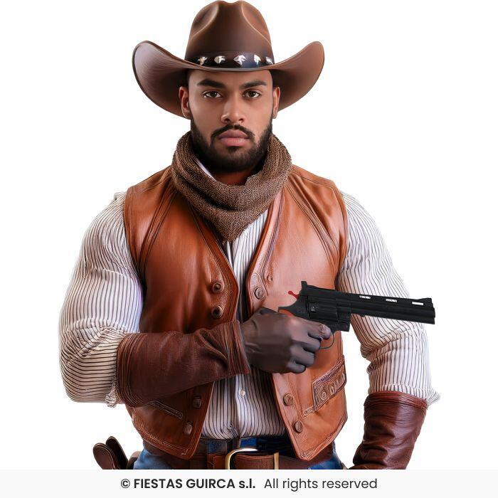Cowboy pistol i sort