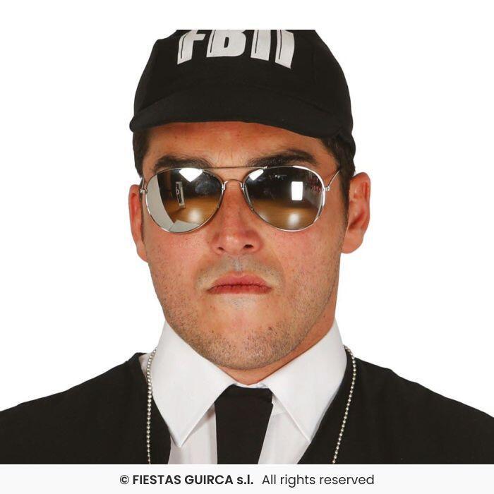 Solbrille, Politi med spejlglas