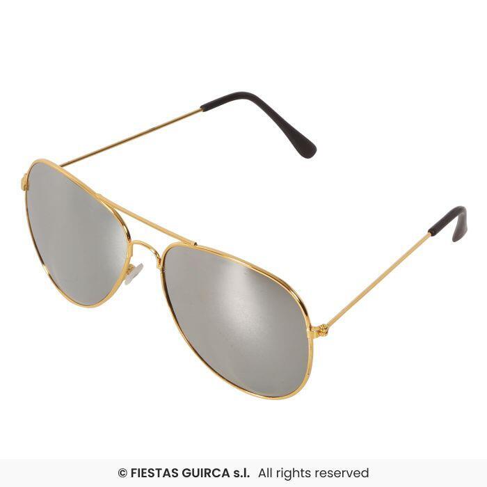 Solbrille, Politi med spejlglas