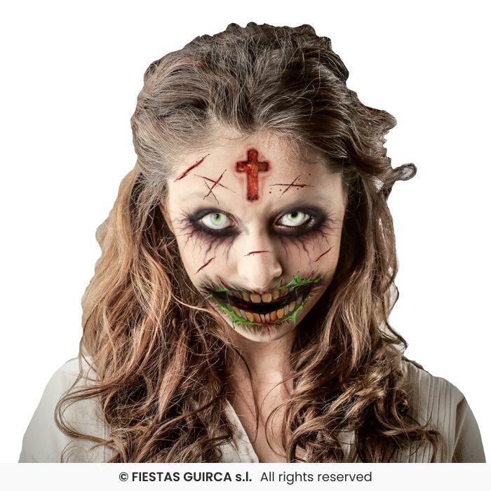 Sår og Ar tattoo - Zombie face