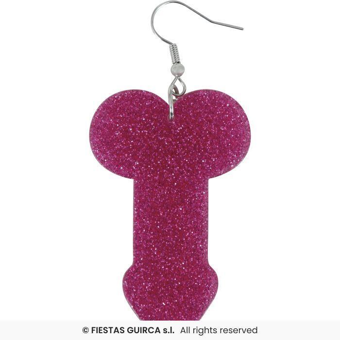 Penis glitter øreringe