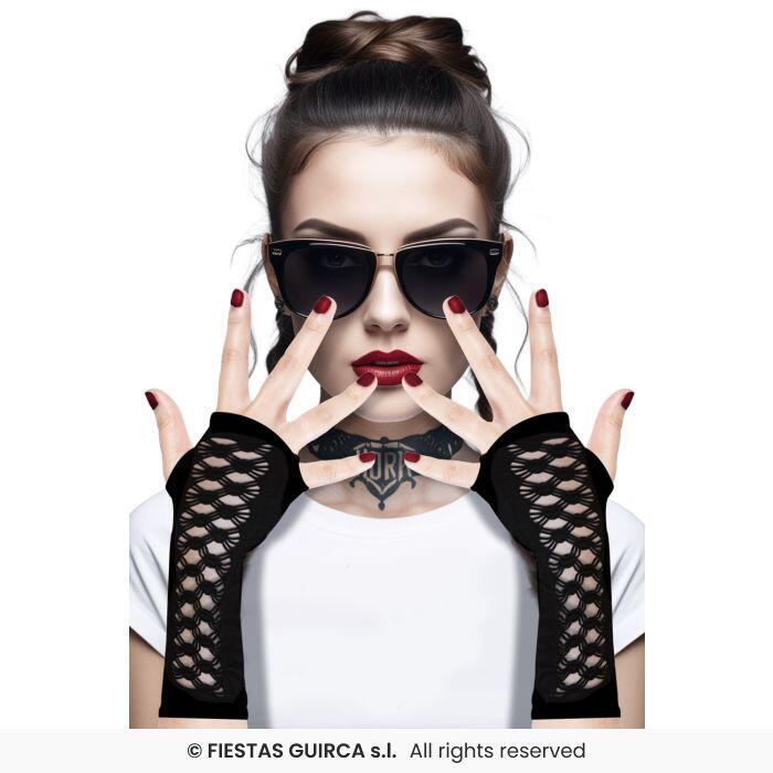 Handsker sorte - gothic