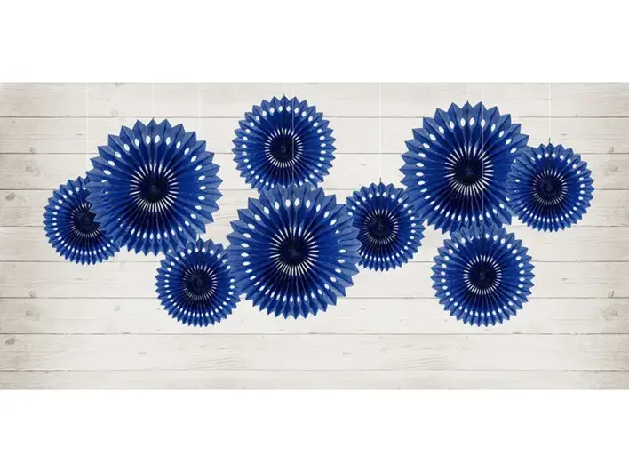 Dekorative rosetter i Navy blå