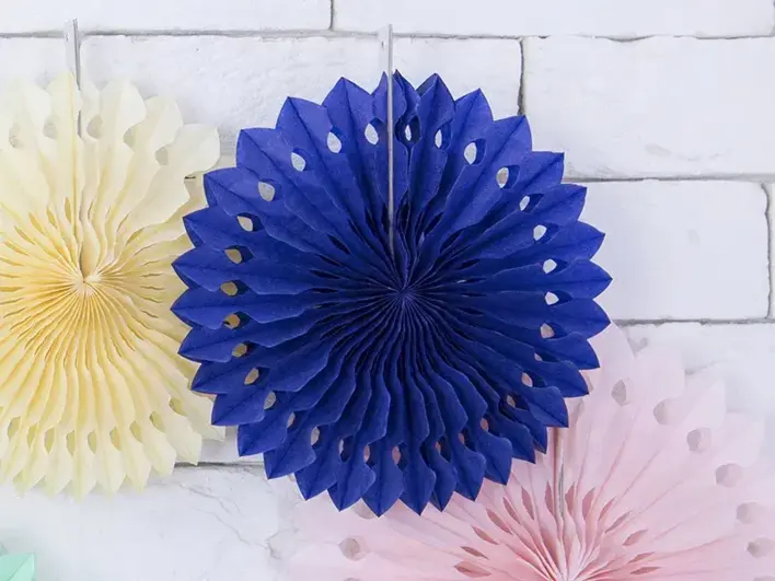 Dekorative rosetter i Navy blå
