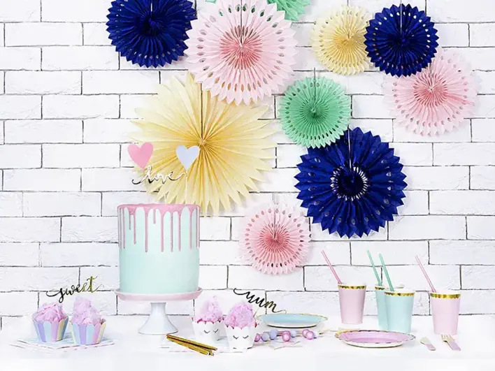 Dekorative rosetter i Navy blå