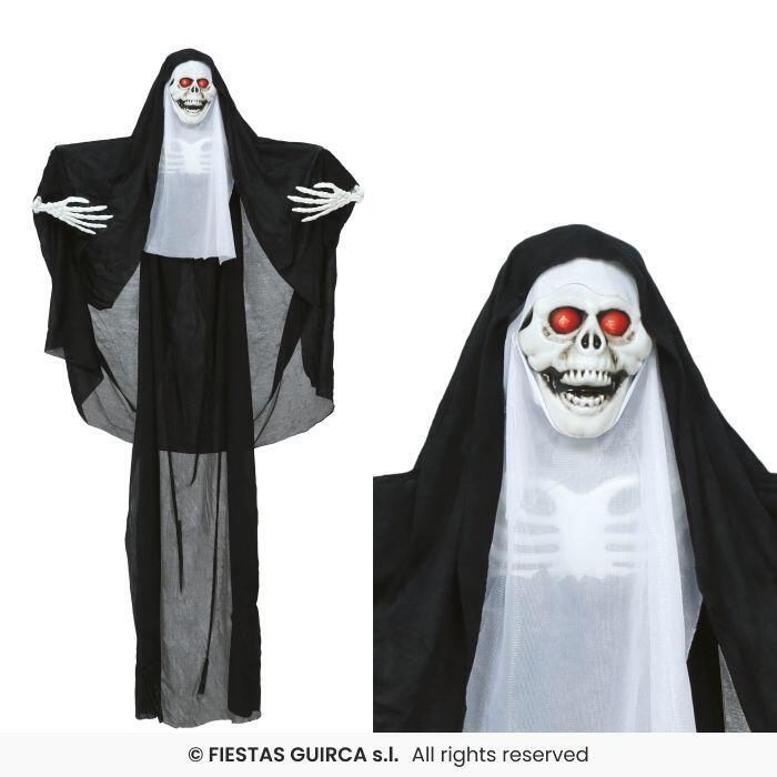 Hængende skelet nonne - 115 cm