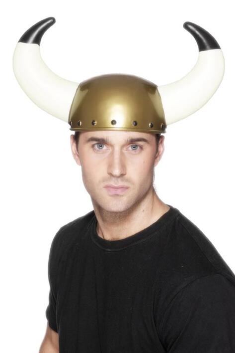 Viking hjelm med kohorn