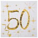 50 år Kaffe servietter