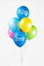 Happy Birthday balloner MULTI 8 stk