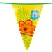 Hawaii flagbanner med hibiscus blomster