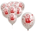Blodig hånd - Balloner 10 stk