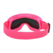 Skibrille i neon pink