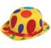 Klovne bowlerhat i gul