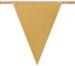 Flagbanner 6 m. Guldglitter