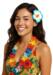Hawaii blomst hårclips 3stk