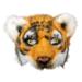Tiger halvmaske plys