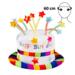 Hat Rainbow cake 'Happy birthday'