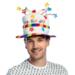 Hat Rainbow cake 'Happy birthday'