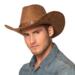 Cowboyhat Lysebrun
