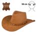 Cowboyhat Lysebrun