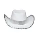 "Bride" cowboy hat med perler