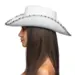 "Bride" cowboy hat med perler