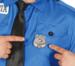 Politi Badge - Metal 6 cm