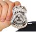 Politi skilt - Super police i Metal