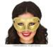 Guld maske med glitter mønster