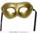 Guld maske med glitter mønster