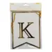 Konfirmation Banner med guld skrift