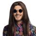 Hippie Briller - sort med sølv stel
