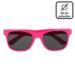 Pink Neon Brille - sort glas