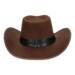 Cowboy hat Wyatt brun