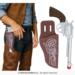 Cowboy Revolver med Hylster - Barn 30 cm