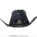 Sort Cowboyhat med Kranie