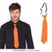 Slips med pailletter i neon orange