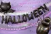 Foliebogstaver sort - HALLOWEEN