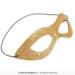 Guld glittermaske